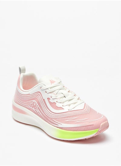 اشتري Womens Textured Sports Shoes with Lace Up Closure في الامارات