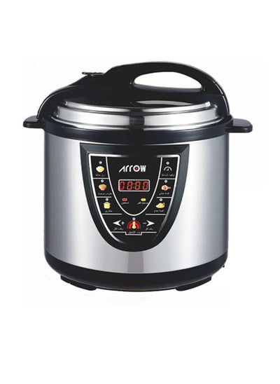 Buy ARROW 6 Liter Electric Pressure Cooker 1000W With Stainless Steel | RO-06SEC in Saudi Arabia