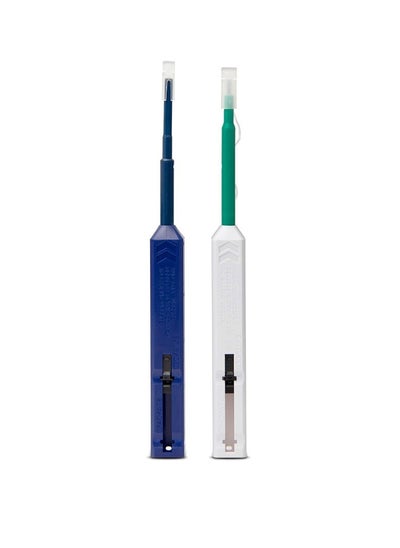 Buy Dual Fiber Optic Cleaner Set for LC MU SC FC Connectors, 2 Pcs Cleaning Pens for 1.25mm and 2.5mm Fiber Optics in Saudi Arabia