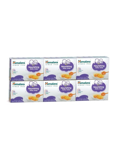 اشتري Nourishing Baby Soap Milk And Honey 125g pack of 6 في الامارات