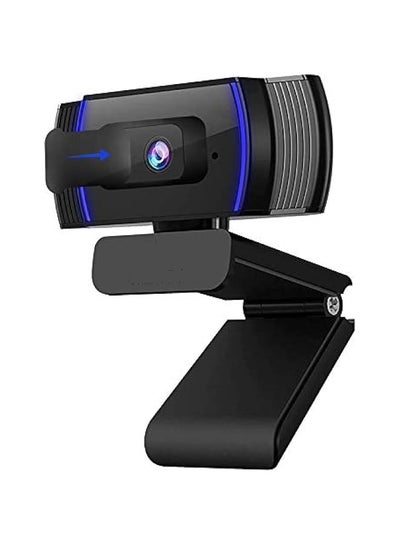 Buy 1080p HD USB Webcam with Autofocus and Built-in Microphone - Perfect for Desktop, Laptop, and Video Conferencing on Zoom, Skype, Teams, and Webex in Saudi Arabia