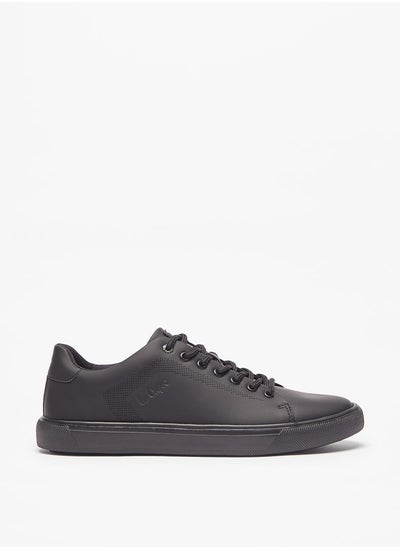 Buy Men's Textured Lace-Up Sneakers in Saudi Arabia