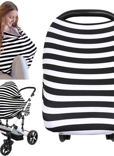 Buy Baby Nursing Cover & Nursing Poncho - 360° Full Privacy Breastfeeding Protection, Shopping Cart Stroller Cover, Multi-Use Cover for Baby Car Seat Canopy, Baby Shower Gifts for Boy and Girl in Egypt