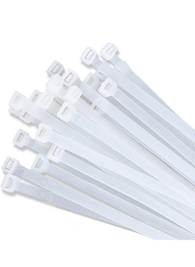 اشتري Heavy Duty Cable Ties Nylon zip ties 16 inch Environmentally friendly Industrial quality 50 pcs White في الامارات