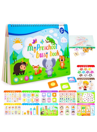 اشتري Educational Toddler Books Activities Preschool Learning Toys Activity Book Toddler Toys Kids Book Birthday Gifts for 3 4 5 Year Old في السعودية