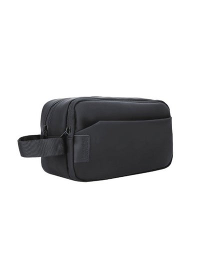 Buy Urban Travel Pouch / Perfect for Home & Travel / Strong Bearing Capacity / Fits More Accessories / Reinforced Handle / Cable Organizer / Multi Ports / Double Polyester - Black in UAE