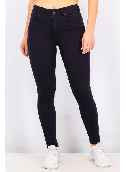 اشتري Women Skinny Fit High Rise Haut Jeans, Natural Indigo في السعودية