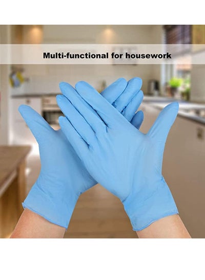 Buy Pack Of 100 Pieces Of Nitrile Gloves Powder Free in UAE