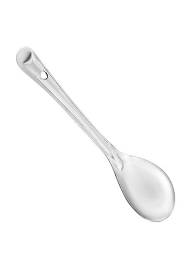 Buy Stainless Steel Oval Spoon, Pan Spoon, Perfect for Serving 27CM in UAE