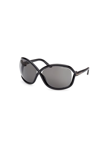 Buy Women's Butterfly Shape  Sunglasses FT106801A68 Lens Size: 68 Millimeter - Shiny Black in Saudi Arabia