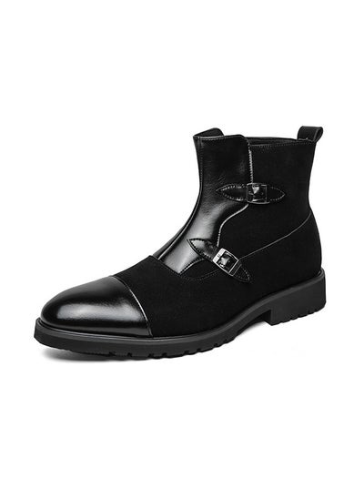 اشتري New Men's Casual Leather Boots في الامارات