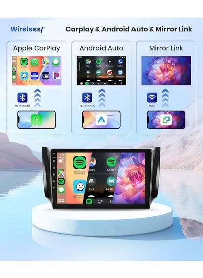 Buy Fit For Nissan Sentra Tiida Car Stereo Android With Apple Carplay Android Auto Wireless Compatible 2012-2019 AHD Camera Included Fast Interface  4 32 Carplay in UAE