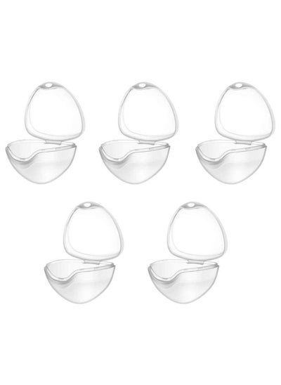 Buy 5 Pack Dummy Case, Transparent Pacifier Case Soother Pod Pacifier Holder Box for Kids, Pacifier Storage Box Nipple Shield Case, Safe BPA-Free Pacifier Case in UAE