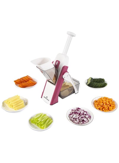 Buy ONCE FOR ALL Vegetable Cutter Mandoline Slicer,.Food Chopper,Dicer Fruit,French Fry Julinner in Egypt