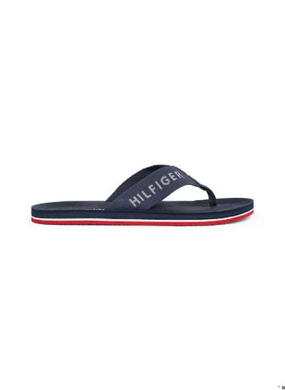 Buy Men's Beach Sandals - Polyester, Blue in Saudi Arabia