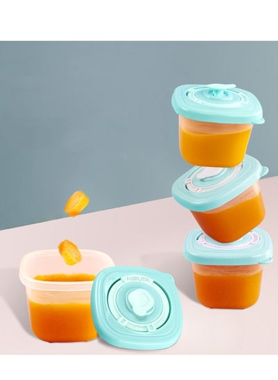 Buy Baby Food Containers, Reusable Infant Food Storage Jars with Timed Tray, Small Snack Container with Lids for Infant & Babies, Microwave & Dishwasher Friendly in Saudi Arabia