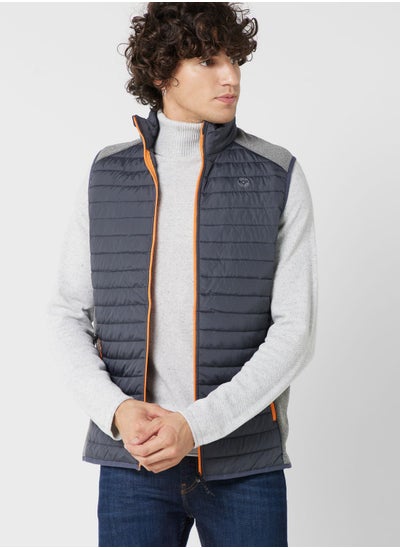 Buy Zip Through Quilted Gilet in UAE