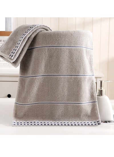 اشتري M MIAOYAN Pure cotton household thickening absorbent towel gray في السعودية