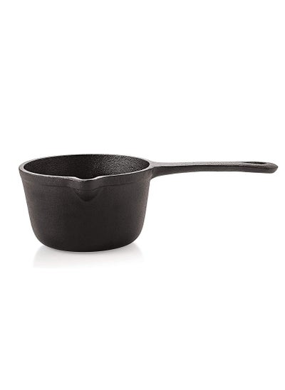 Buy Pre Seasoned Cast Iron Sauce Pan ,15cm, 1Liter in UAE