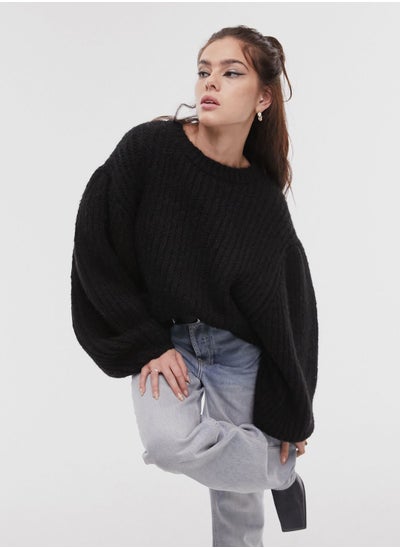 Buy Crew Neck Knitted Sweater in UAE