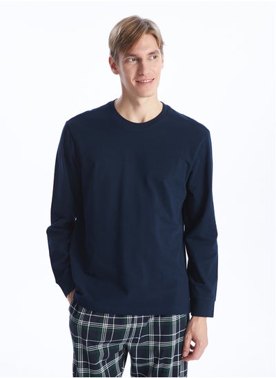 Buy Crew Neck Long Sleeve Men's Pajama Top in Egypt