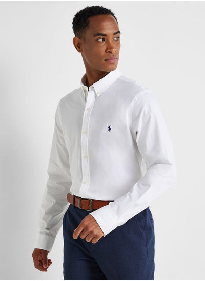 Buy Logo Slim Fit Shirt in Saudi Arabia