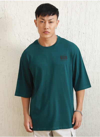 Buy Men Teal T-shirt in UAE