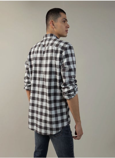 اشتري AE Plaid Poplin Button-Up Shirt في مصر