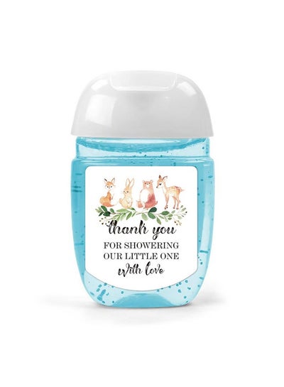 Buy Hand Sanitizer Labels Thank You For Showering Our Little One With Love Stickers Baby Shower Favor Stickers Safari Baby Shower Party Favors. Green 1.26'' X 1.39'' in UAE