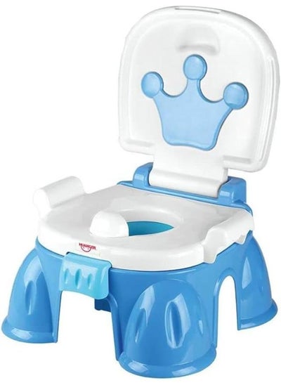 Buy Huanger 3in1 Training Toilet For Children With Music, Potty for Kids, Potty, Toilet Seat and step stool-Blue in Egypt