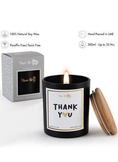 Buy Thank you - Scented Soywax Candle in UAE