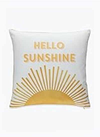 Buy Matalan Hello Sunshine Direct Fill Cushion, 46 cm x 46 cm Size in Egypt