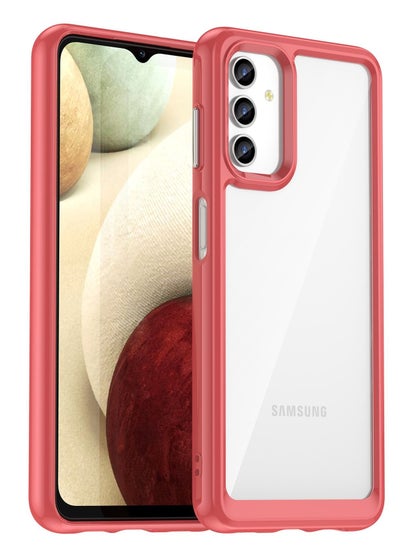 Buy Shockproof Protection Phone Case for Samsung Galaxy A13 5G/Galaxy A13 4G Red in Saudi Arabia