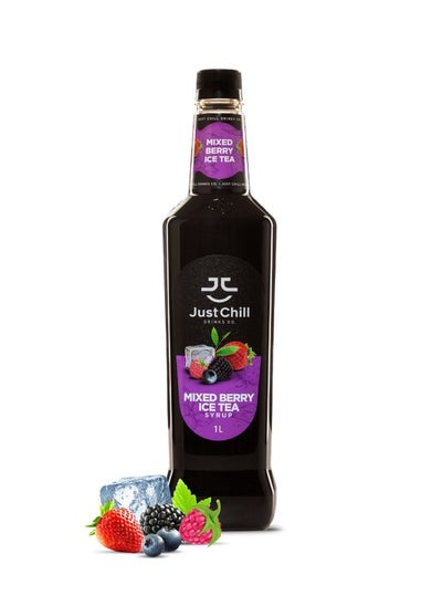 Buy Mixedberry Iced Tea Syrup 1 Litre in UAE