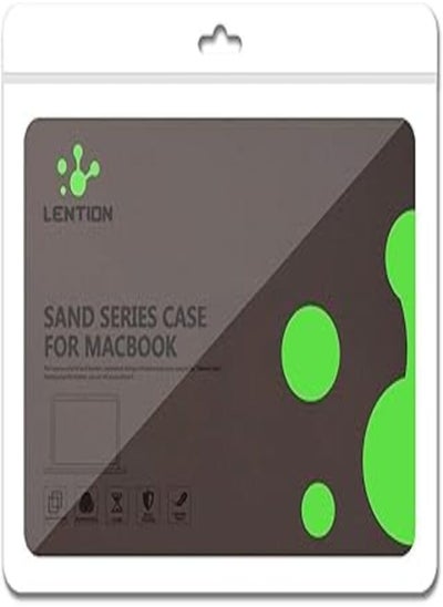 اشتري For MacBook Pro 15-inch (2016) with Touch Bar (Model A1707) - LENTION Matte Anti-scratch Hard Plastic Case - Black في مصر