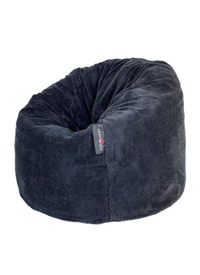 اشتري Giant Fur Beanbag Black في مصر