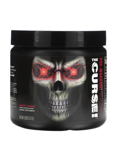 اشتري JNX Sports The Curse Pre-Workout Cherry Limeade Energy and focus 150 g في السعودية