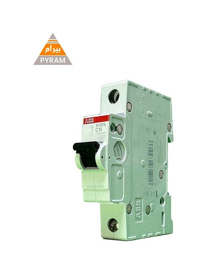 Buy Miniature Circuit Breaker 10 Ampere SH201L C 10 4.5KA 1 PHASE in Egypt