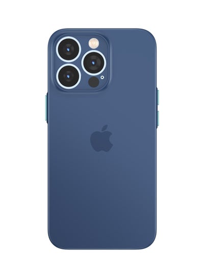 اشتري حافظة Air Skin Series فائقة النحافة ومضادة للانزلاق لهاتف iPhone 13 Pro Max، تغطية كاملة من جميع الجوانب باللون الأزرق في الامارات
