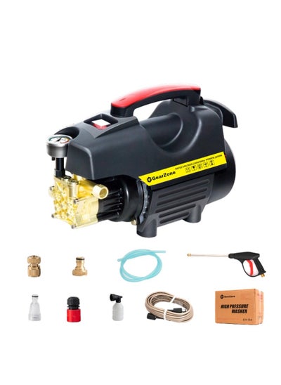 Buy 2000W High Pressure 170 Bar Electric High Pressure Home Car Wash Machine, 10 Meters Hose, Compact Design, Pressure Washer for Car & Home in Saudi Arabia