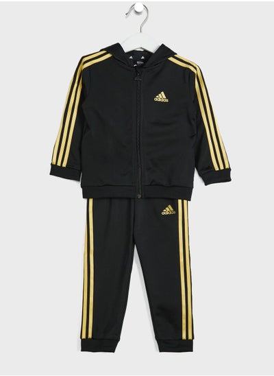 Buy Infant 3 Stripes Shiny Tracksuit in Saudi Arabia