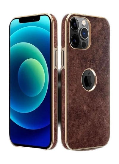 اشتري Protective Case Cover For Apple iPhone 12 Pro Max Brown في الامارات