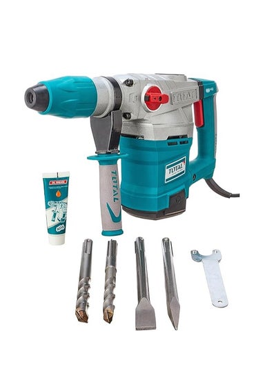 Buy Total Electric Rotary Hammer (SDS Max) TH116386 - 1600W Powerful Concrete Drill with Anti-Vibration System for Efficient Drilling and Chiseling in UAE