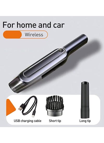 Buy Multifunctional Wireless Handheld 3 in 1 USB Charging High Power Use Portable Mini Vacuum Cleaner for Home Car Office in UAE