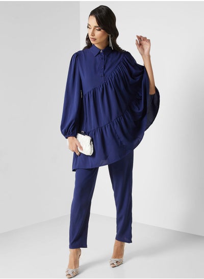 Buy Tiered Tunic & Pant Set in UAE