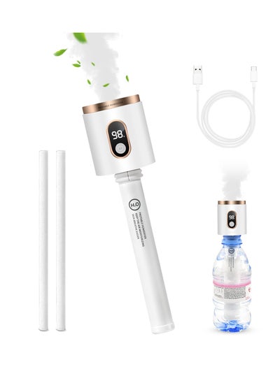 Buy Portable Travel Humidifiers, USB Rechargeable Humidifier, Ultra Quiet, Container Diversity, No Water Auto Power Off, Water Replenishing Sprayer meter for Hotel, Office, Home, Bedroom in UAE