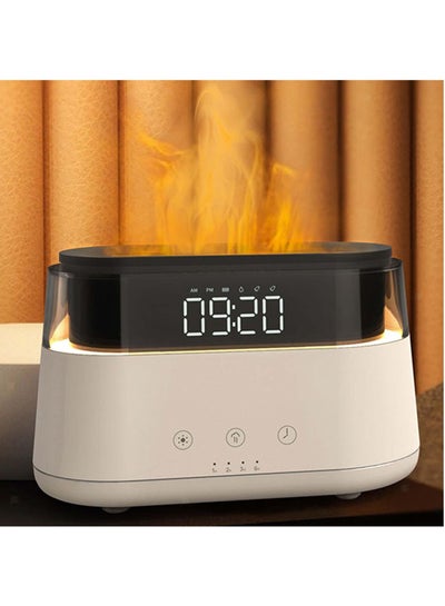 Buy Air Humidifier Essential Aroma Oil Diffuser With Digital Clock Decorative in UAE