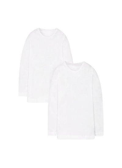 Buy White Vests 2 Pack in UAE