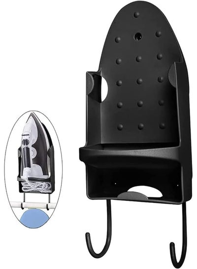 Buy Wall Mount Ironing Board Hanger Nanao Iron Rack Wall Mounted Ironing Board Storage Organizer For Holding Iron And Ironing Board Iron Wall Mount With Attached Ironing Board Hooks (Black) in Saudi Arabia