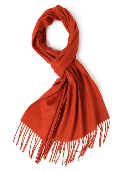 Buy Solid Color Soft And Comfortable Wool Scarf in UAE